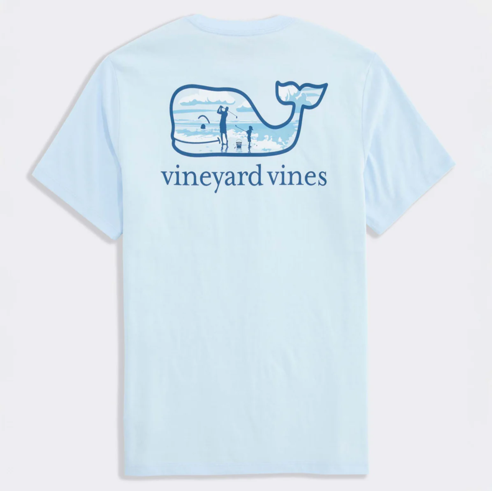 Father's Day Whale Short Sleeve T-Shirt