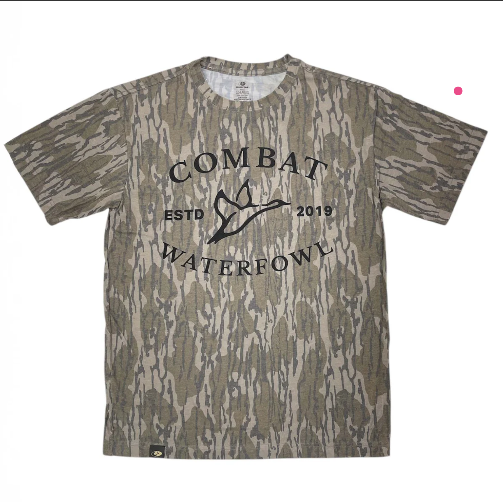 Mossy Oak Camo Combat Logo Short Sleeve T-Shirt